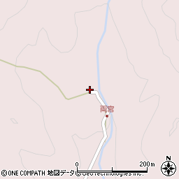 大分県中津市山国町中摩613周辺の地図