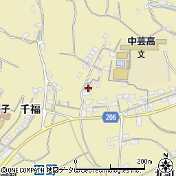 高知県安芸郡田野町1309周辺の地図