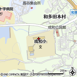 唐津市立成和小学校周辺の地図