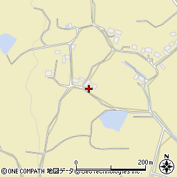 大分県杵築市奈多445-3周辺の地図