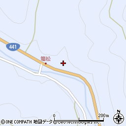 愛媛県西予市野村町白髭1-628周辺の地図