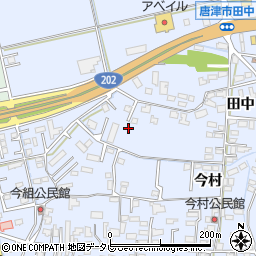 佐賀県唐津市鏡（田中）周辺の地図