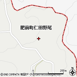 佐賀県唐津市肥前町仁田野尾1307-2周辺の地図