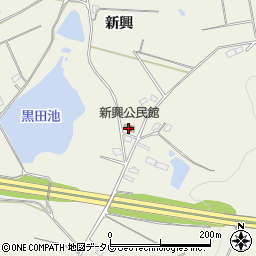 新興公民館周辺の地図