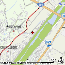 福岡県朝倉市持丸641-11周辺の地図