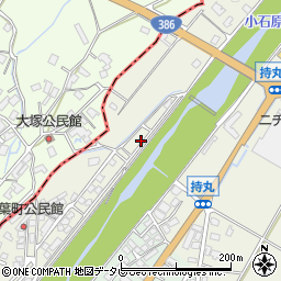 福岡県朝倉市持丸641-8周辺の地図
