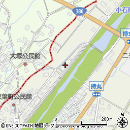 福岡県朝倉市持丸641-9周辺の地図