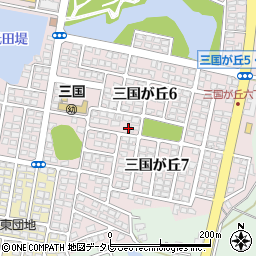 福岡県小郡市三国が丘6丁目190周辺の地図