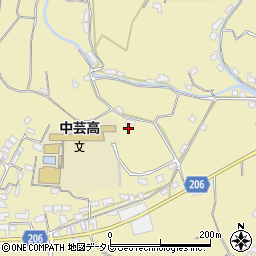 高知県安芸郡田野町1202周辺の地図