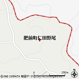 佐賀県唐津市肥前町仁田野尾周辺の地図