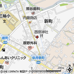 新町公民館周辺の地図