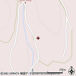 大分県杵築市八坂山中192周辺の地図