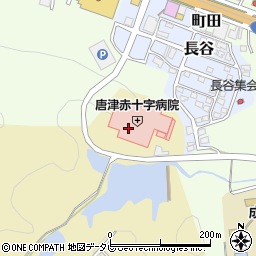 佐賀県薬剤師会唐津赤十字病院・院外処方箋コーナー周辺の地図