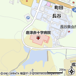 ローソンＳ唐津赤十字病院内店周辺の地図