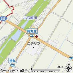 福岡県朝倉市持丸700周辺の地図