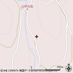 大分県杵築市八坂山中195-1周辺の地図