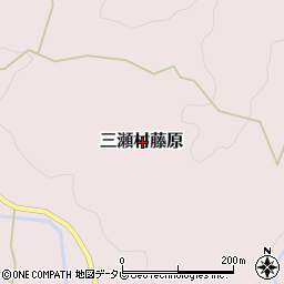佐賀県佐賀市三瀬村藤原周辺の地図