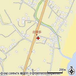 大分県杵築市奈多1068-2周辺の地図