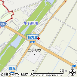 福岡県朝倉市持丸702-1周辺の地図