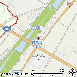 セブンイレブン甘木持丸北店周辺の地図