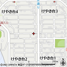 佐賀県三養基郡基山町けやき台周辺の地図