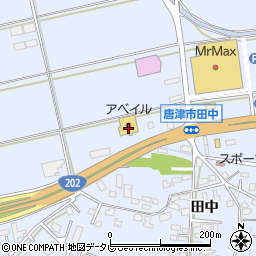 アベイル唐津店周辺の地図