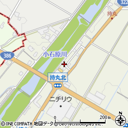 福岡県朝倉市持丸644-6周辺の地図