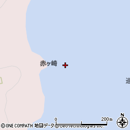 赤ケ崎周辺の地図