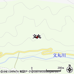 高知県高岡郡梼原町文丸周辺の地図
