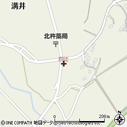 四辻周辺の地図