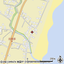 大分県杵築市奈多1155周辺の地図