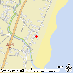 大分県杵築市奈多1158周辺の地図