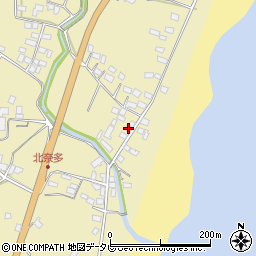 大分県杵築市奈多1155-1周辺の地図