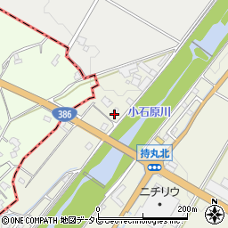 福岡県朝倉市持丸630周辺の地図