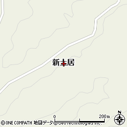 〒785-0207 高知県高岡郡津野町新土居の地図