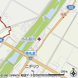 福岡県朝倉市持丸644-64周辺の地図