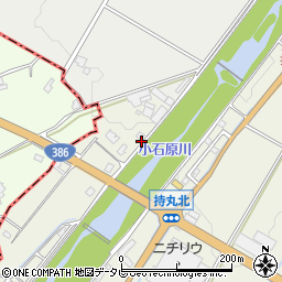 福岡県朝倉市持丸630-1周辺の地図