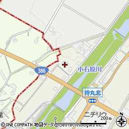 福岡県朝倉市持丸626周辺の地図