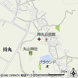 福岡県朝倉市持丸周辺の地図