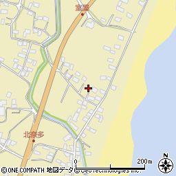 大分県杵築市奈多1182-1周辺の地図