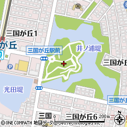 井ノ浦近隣公園トイレ周辺の地図