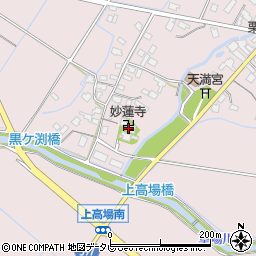 福岡県朝倉郡筑前町上高場1629周辺の地図