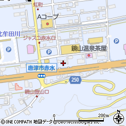 伊藤けえらん新家周辺の地図