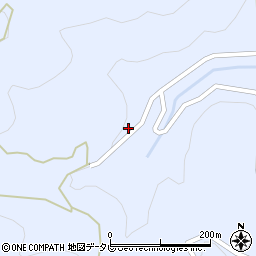 愛媛県西予市野村町白髭2-555周辺の地図