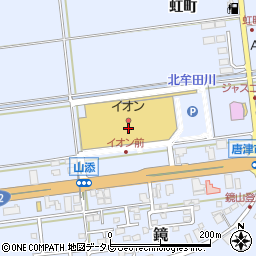 佐賀銀行イオン唐津店 ＡＴＭ周辺の地図