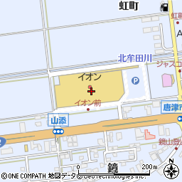 セリアイオン唐津店周辺の地図
