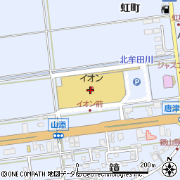 アンフィニイオン唐津店周辺の地図