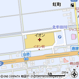 福岡金文堂　ジャスコ唐津店周辺の地図