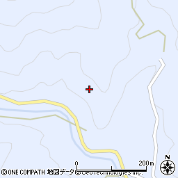 高知県高岡郡梼原町田野々周辺の地図