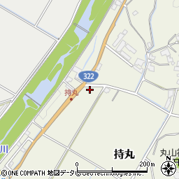 福岡県朝倉市持丸772-1周辺の地図